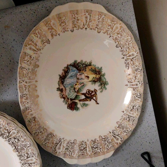 Sebring vintage dining set - 22k gold trim - Picture 3 of 6